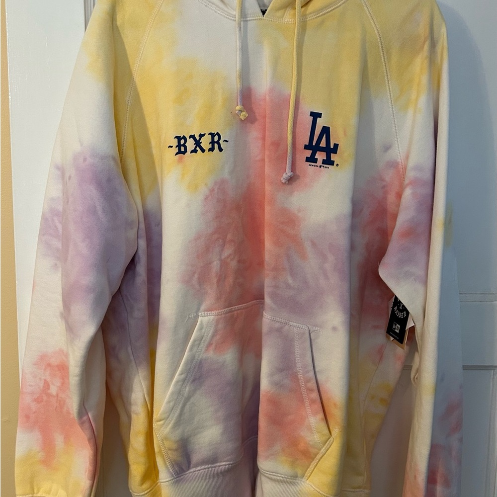 NWT Dodger Colorful Tie-Dye Hoodie